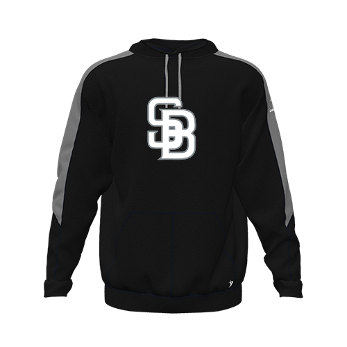 [CUS-DFW-HOOD-FLC-LSL-BLK-YXS-LOGO2] Hoodie (Youth XS, Black, Logo 2)