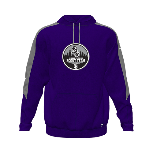 [CUS-DFW-HOOD-FLC-LSL-PUR-YXS-LOGO3] Hoodie (Youth XS, Purple, Logo 3)