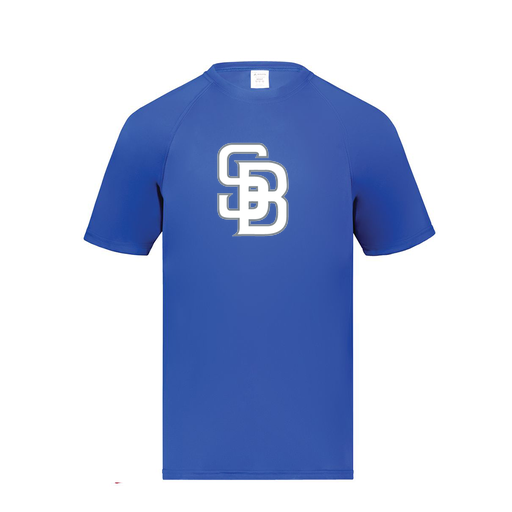 [2791.060.S-LOGO2] Youth Smooth Sport T-Shirt (Youth S, Royal, Logo 2)