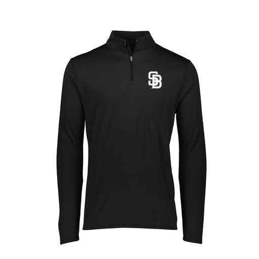 [FTLQFLBK-FAXS-LOGO2] Decker Women's Flex-Lite 1/4 Zip Shirt (Female Adult XS, Black, Logo 2)