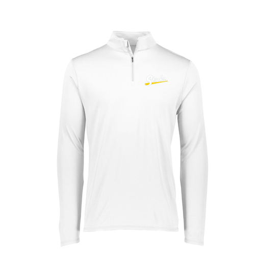 [FTLQFLWH-FAXS-LOGO1] Decker Women's Flex-Lite 1/4 Zip Shirt (Female Adult XS, White, Logo 1)