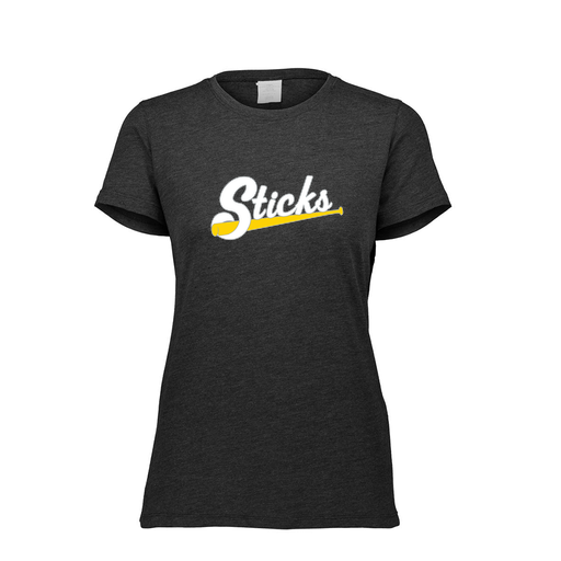 [FTSCUBBK-FAXS-LOGO1] Decker Women's Tri-Blend T-Shirt - Short Sleeve (Female Adult XS, Black, Logo 1)