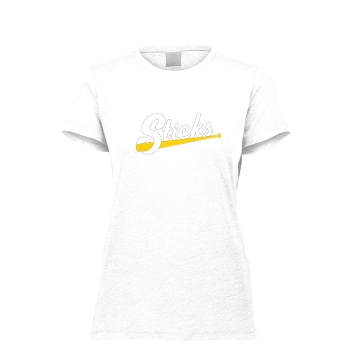 [FTSCUBWH-FAXS-LOGO1] Decker Women's Tri-Blend T-Shirt - Short Sleeve (Female Adult XS, White, Logo 1)