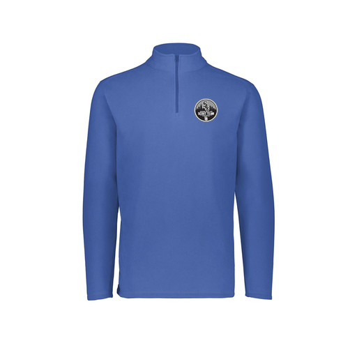 [6863.060.XS-LOGO3] Men's MicroFleece 1/4 Zip Pullover (Adult XS, Royal, Logo 3)