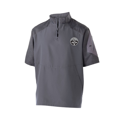 [229545.H60.XS-LOGO3] Men's Raider SS Pullover (Adult XS, Gray, Logo 3)